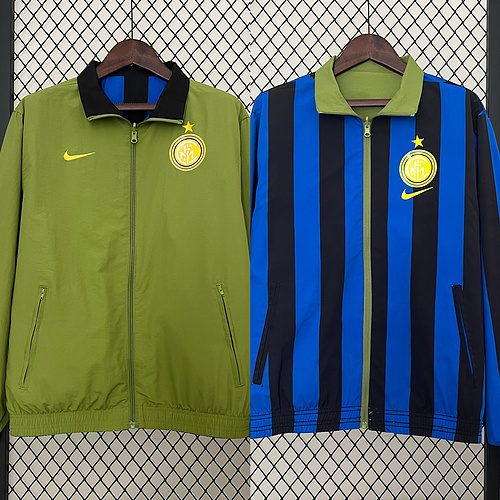 2425 Inter Milan Trench Coat Reversible S-3XL